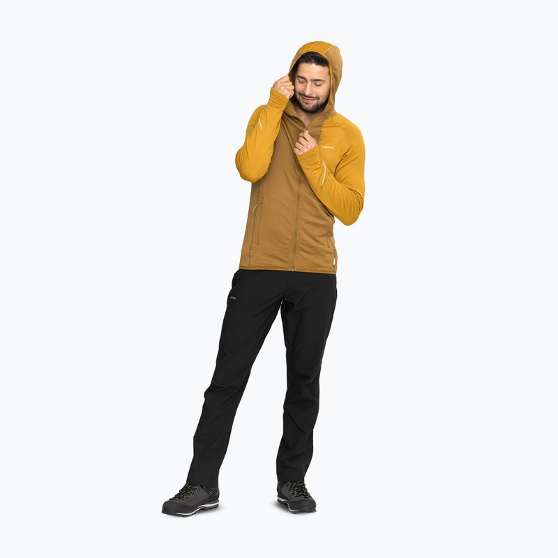 Herren-Trekkingsweatshirt Viking Birger Hoodie light brown/yellow 4