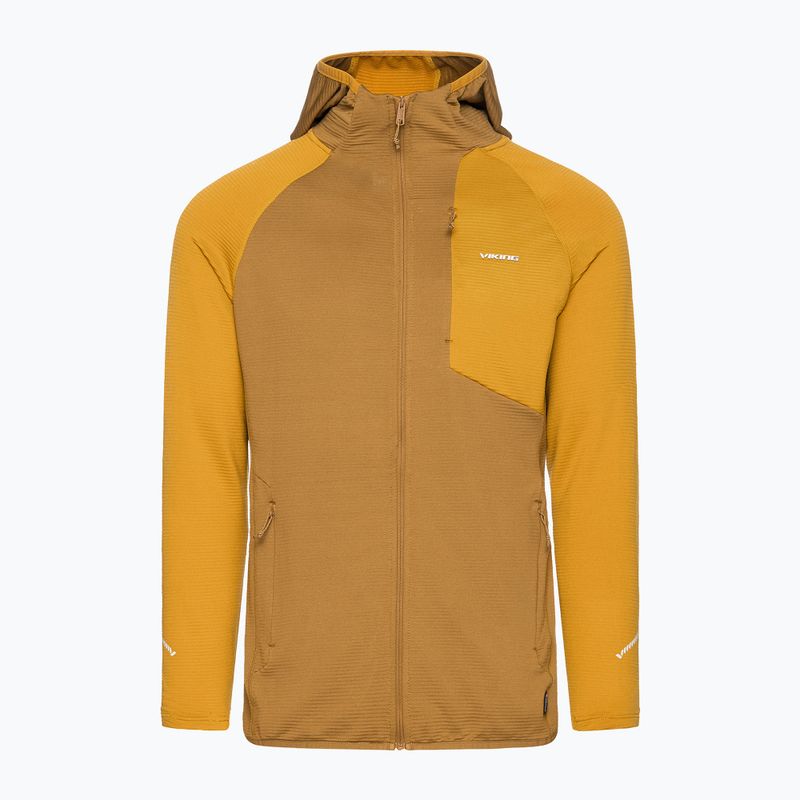 Herren-Trekkingsweatshirt Viking Birger Hoodie light brown/yellow 8