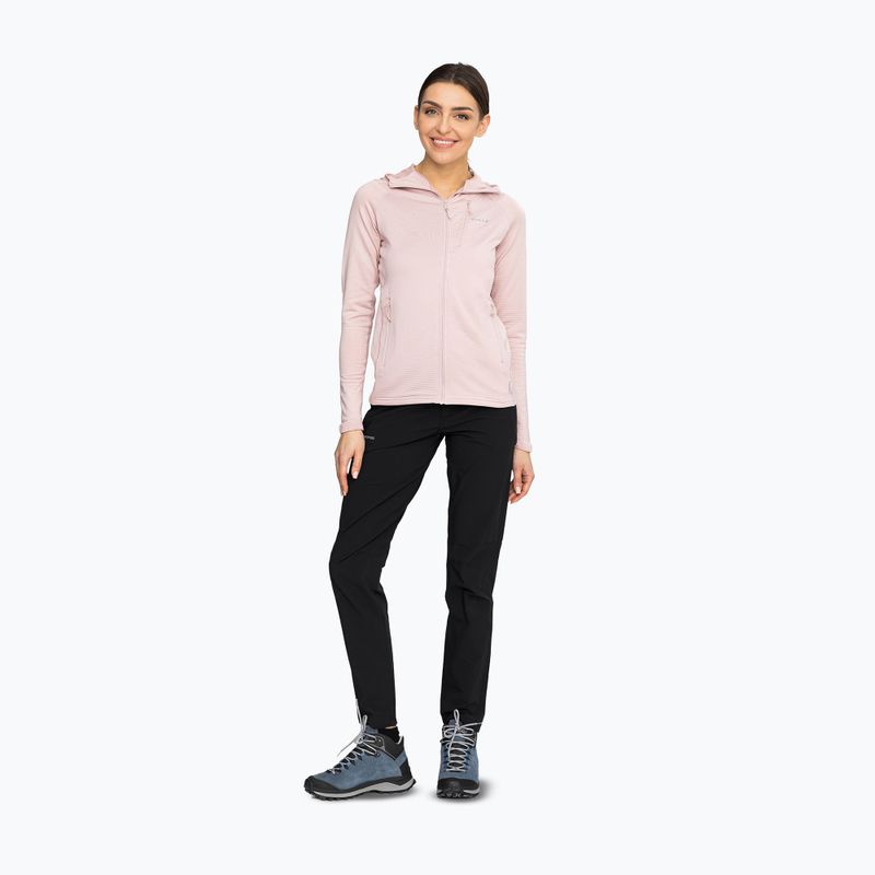 Damen-Trekkingsweatshirt Viking Birger Hoodie pink 2