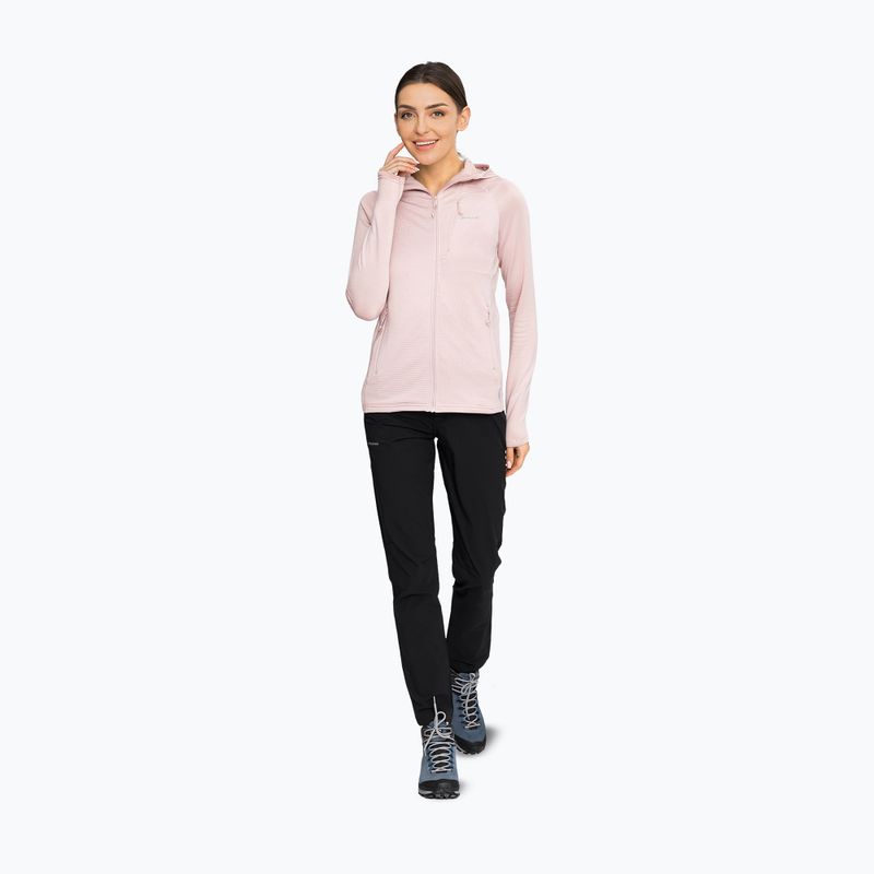 Damen-Trekkingsweatshirt Viking Birger Hoodie pink 4