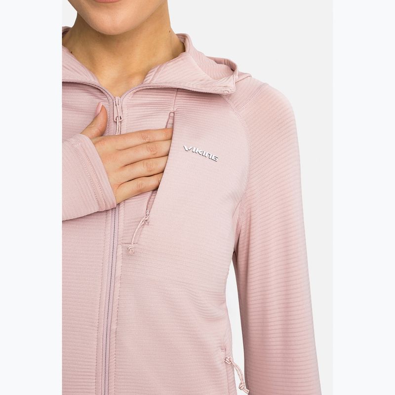 Damen-Trekkingsweatshirt Viking Birger Hoodie pink 6