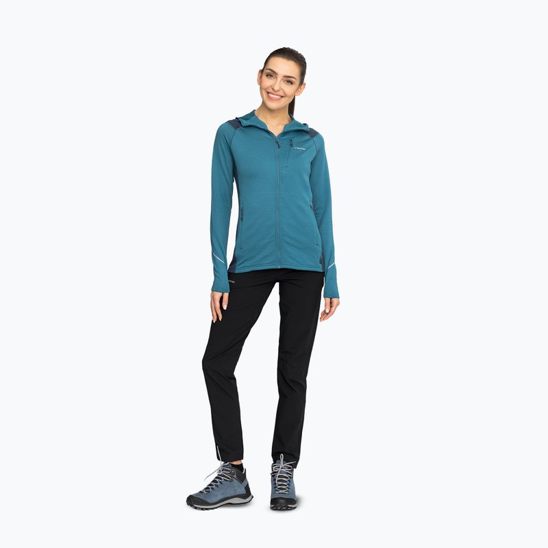 Damen-Trekkingsweatshirt Viking Birger Hoodie blue/navy 2