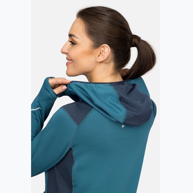 Damen-Trekkingsweatshirt Viking Birger Hoodie blue/navy 5