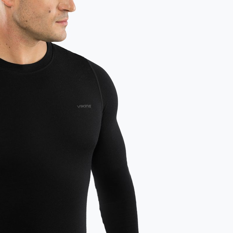 Herren-Funktionsunterwäsche-Set Viking Meriboo Base Layer black 5