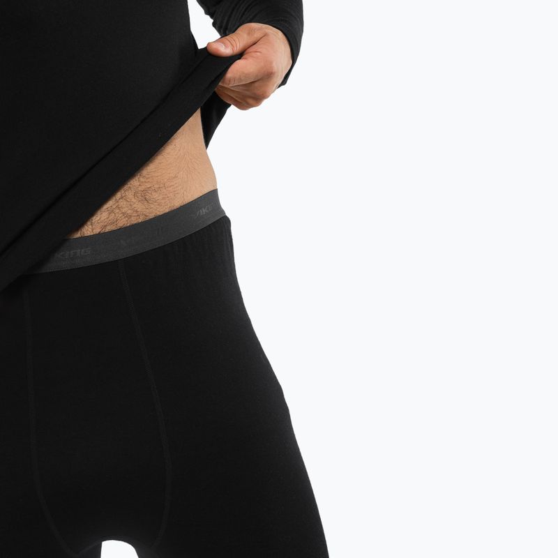 Herren-Funktionsunterwäsche-Set Viking Meriboo Base Layer black 6