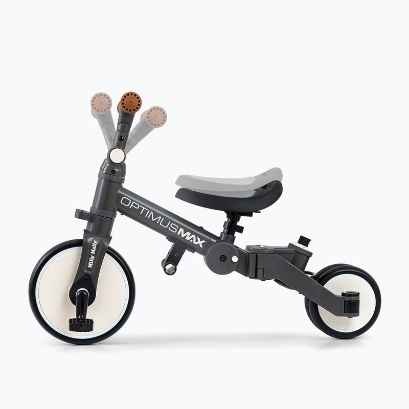 Laufrad Milly Mally 5w1 Optimus Max dark grey 5