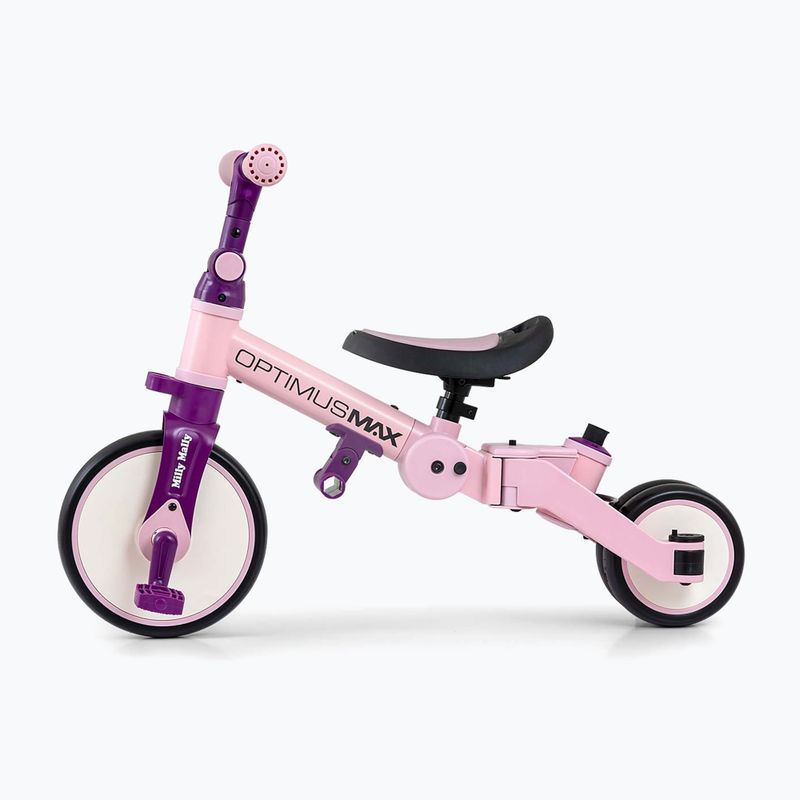 Laufrad Milly Mally 5w1 Optimus Max pink 3