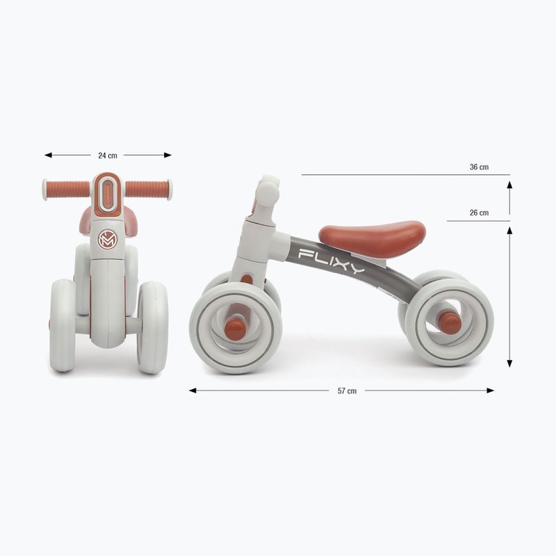 Laufrad Milly Mally Flixy grey 2
