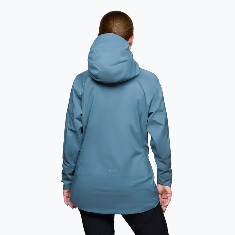Alpinus Selenga grau/salbei Damen Regenjacke 2