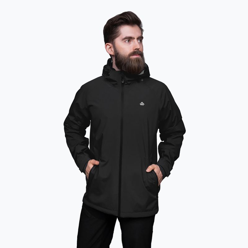 Alpinus Girdiman Herren Regenjacke schwarz 3