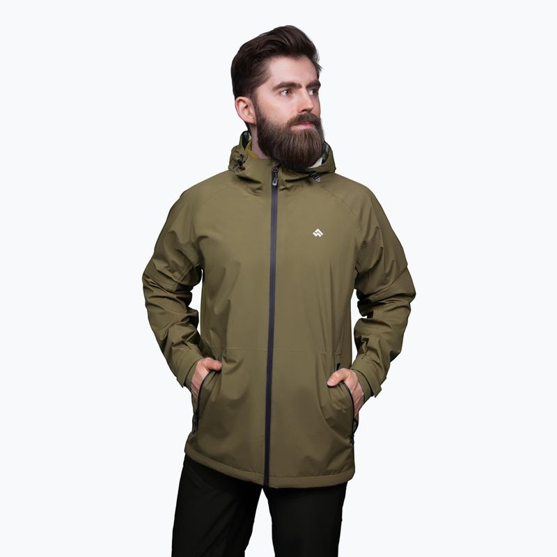 Alpinus Herren Regenjacke Girdiman oliv 3