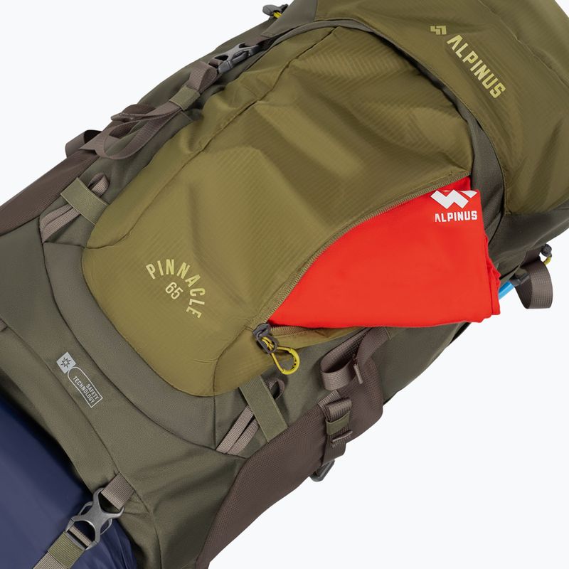 Trekkingrucksack Alpinus Pinnacle 65 olive 7