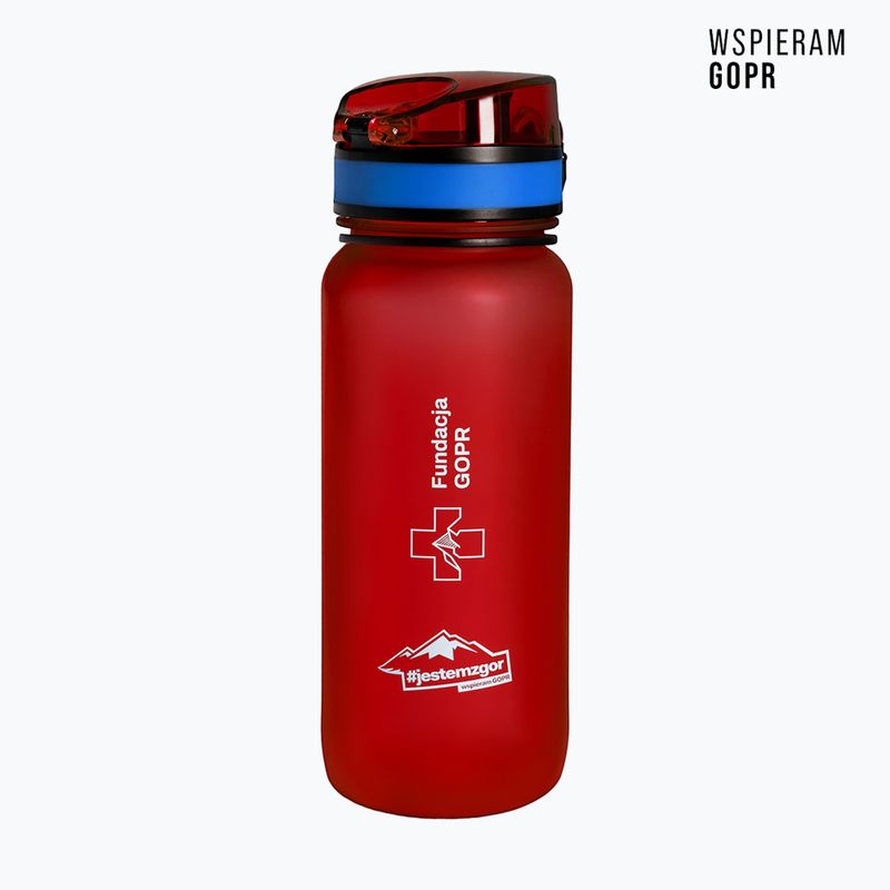 Alpinus Trysil GOPR Edition 650 ml Reiseflasche rot/blau 2