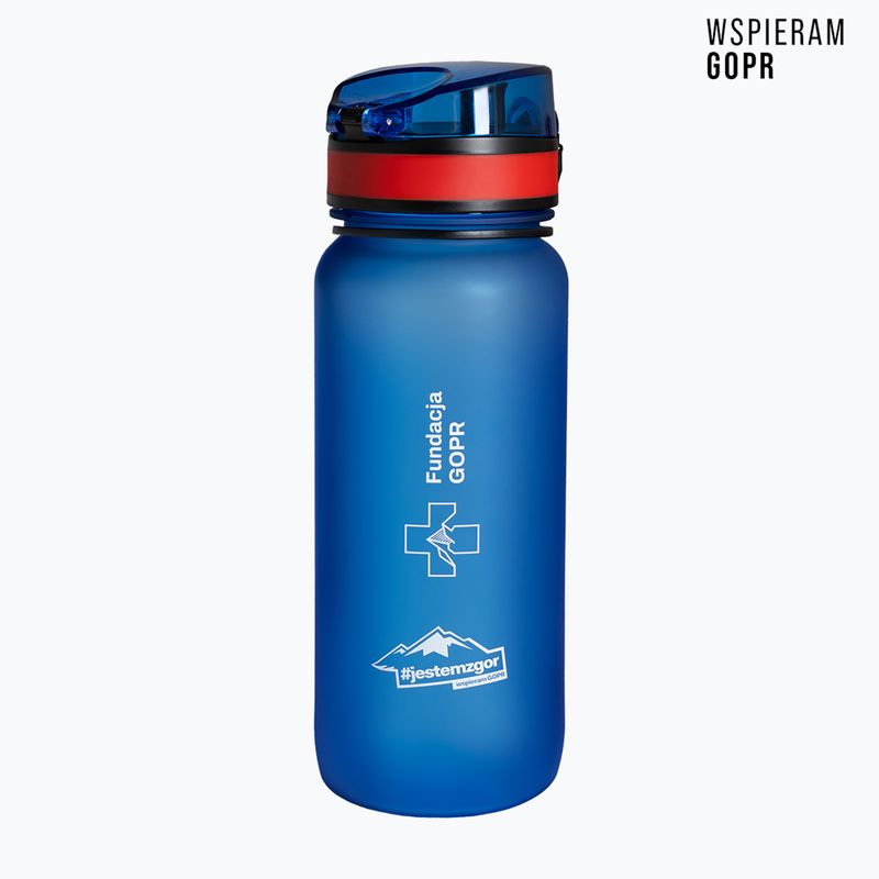 Alpinus Trysil GOPR Edition 650 ml Reiseflasche blau/rot 2