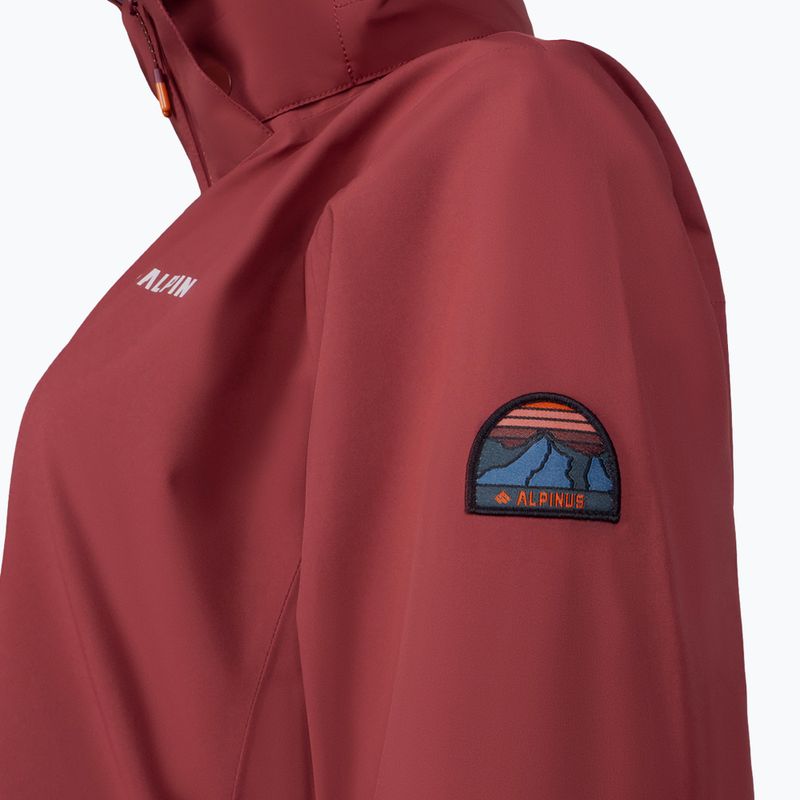 Damen-Regenmantel Alpinus Urmia brick-red 3