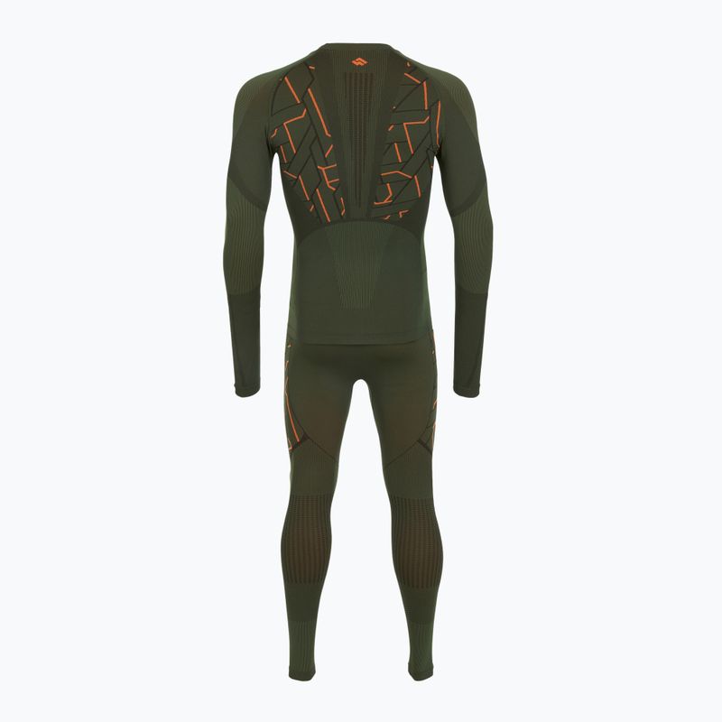 Herren Thermo-Unterwäsche-Set Alpinus Tactical Gausdal Set green/orange 10