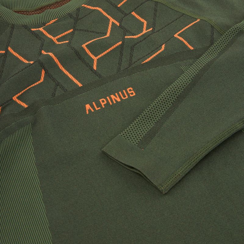 Herren Thermo-Unterwäsche-Set Alpinus Tactical Gausdal Set green/orange 13