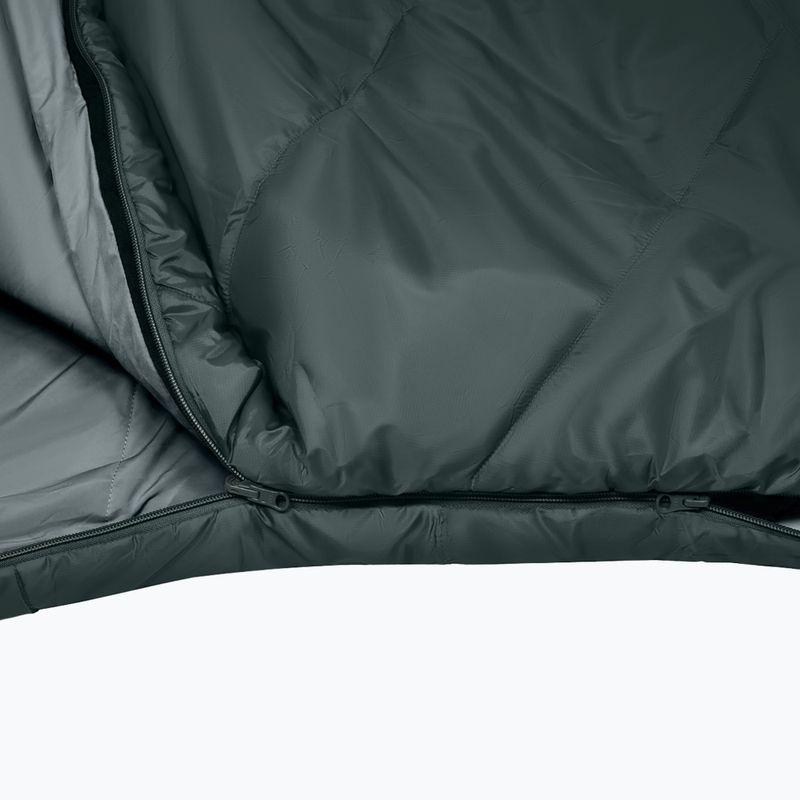 Schlafsack Alpinus Wide & Long Fiber Pro 1250 215 cm/left pine green 5