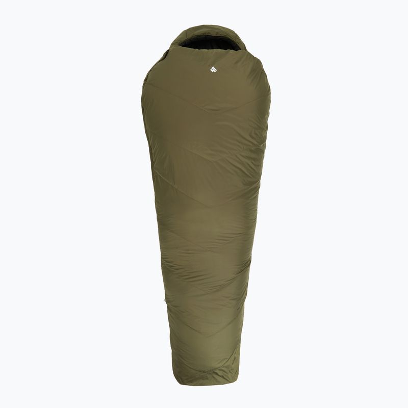 Schlafsack Alpinus Wide & Long Fiber Pro 1050 230 cm/rechts Kieferngrün