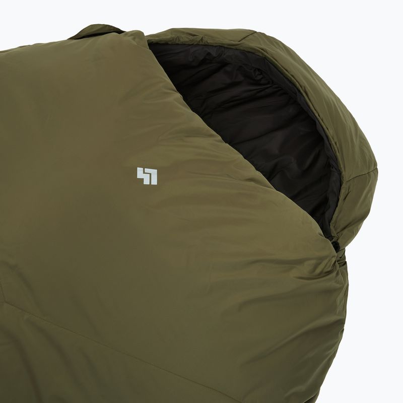 Schlafsack Alpinus Wide & Long Fiber Pro 1050 230 cm/rechts Kieferngrün 4