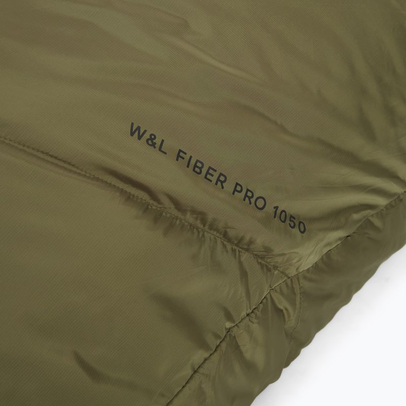 Schlafsack Alpinus Wide & Long Fiber Pro 1050 230 cm/rechts Kieferngrün 8