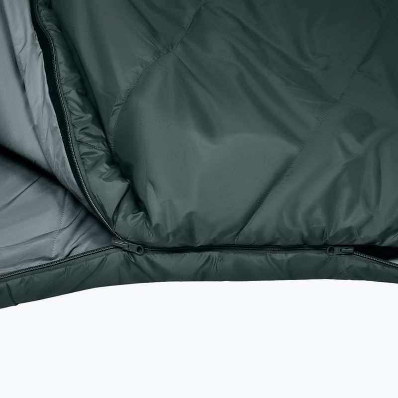 Schlafsack Alpinus Wide & Long Fiber Pro 1250 215 cm/right pine green 5