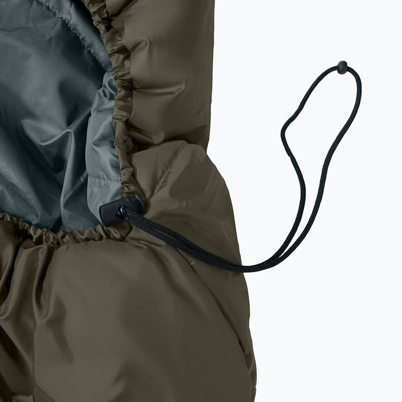 Schlafsack Alpinus Wide & Long Fiber Pro 1250 215 cm/left olive 3