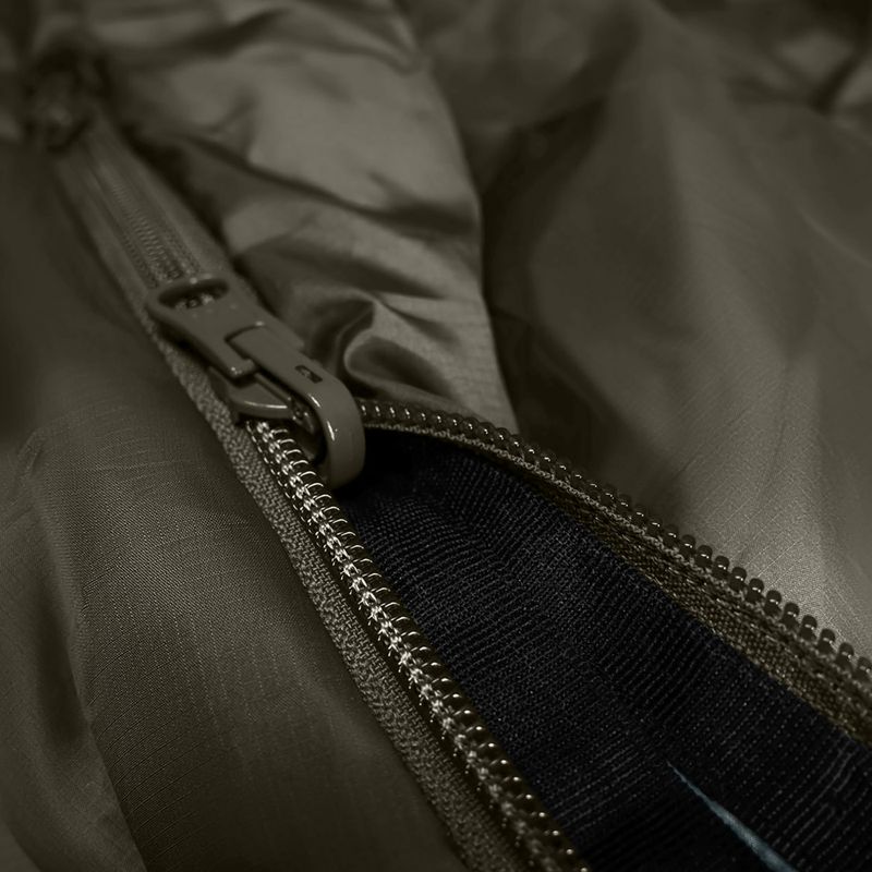 Schlafsack Alpinus Wide & Long Fiber Pro 1250 215 cm/left olive 7