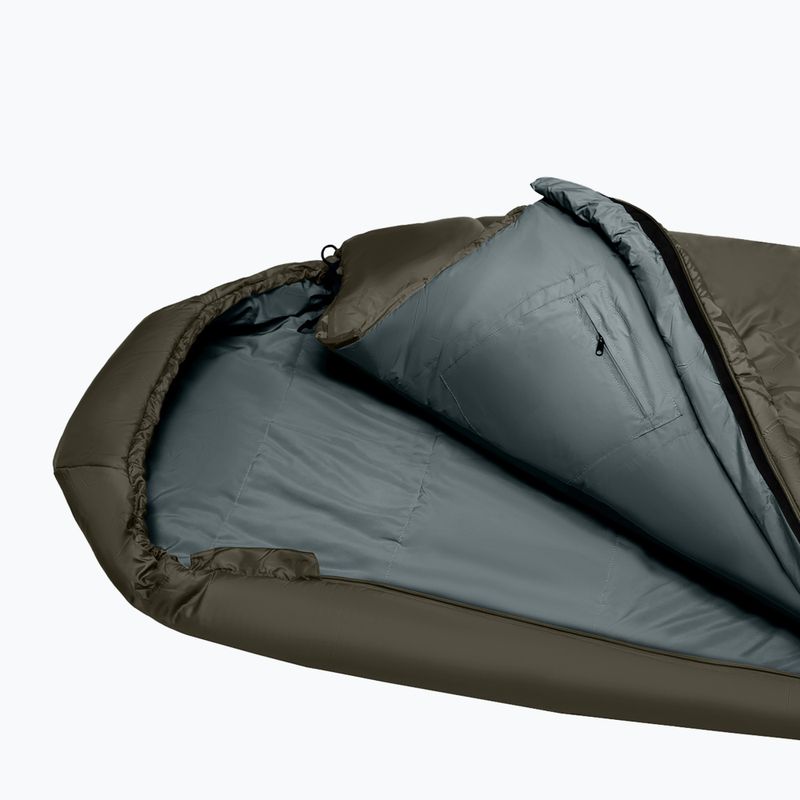 Schlafsack Alpinus Wide & Long Fiber Pro 1250 215 cm/right olive 2