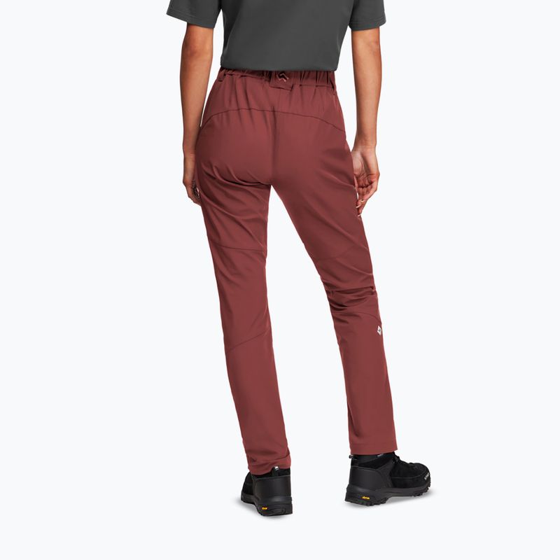 Damen-Trekkinghose Alpinus Burgundy marble 2