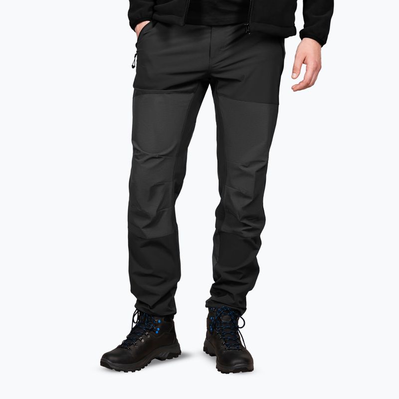 Herren-Trekkinghose Alpinus Black Deccan