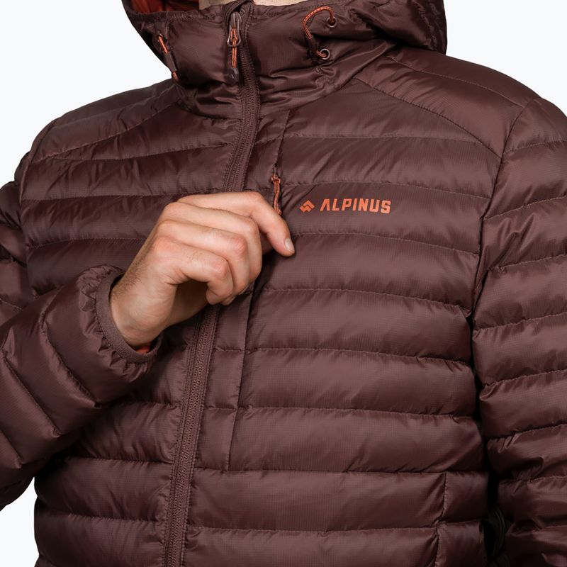 Herren-Daunenjacke Alpinus Kiruna brown 4