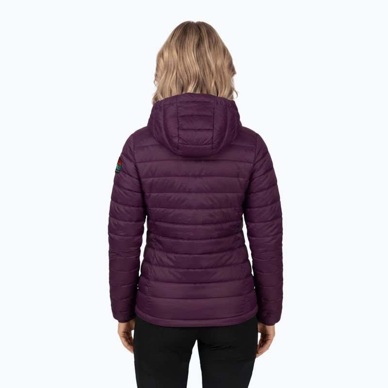 Gefütterte Damenjacke Alpinus Tunari dark plum 2