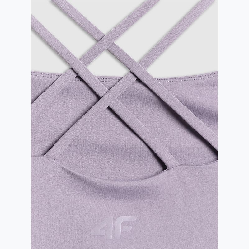 Damen-Trainingsshirt 4F Solar Punk FNK F0745 light violet 3