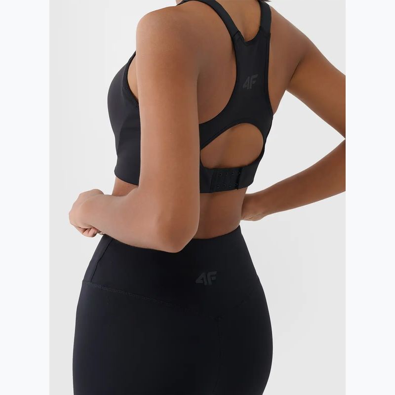 Damen-Trainingsleggings 4F Multiactive FNK F419 deep black 6