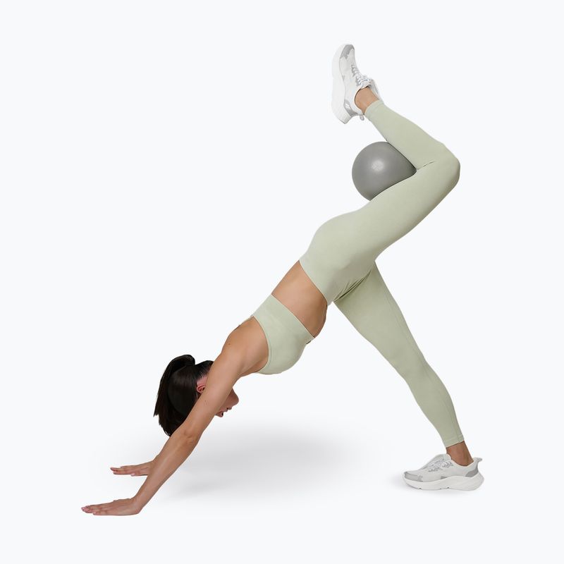 Damen-Trainingsleggings 4F Solar Punk FNK F399 light green allover 6