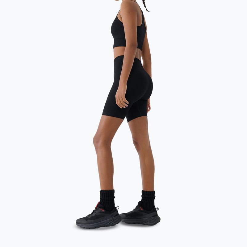 Damen-Trainingsleggings 4F Multiative FNK F087 deep black 5