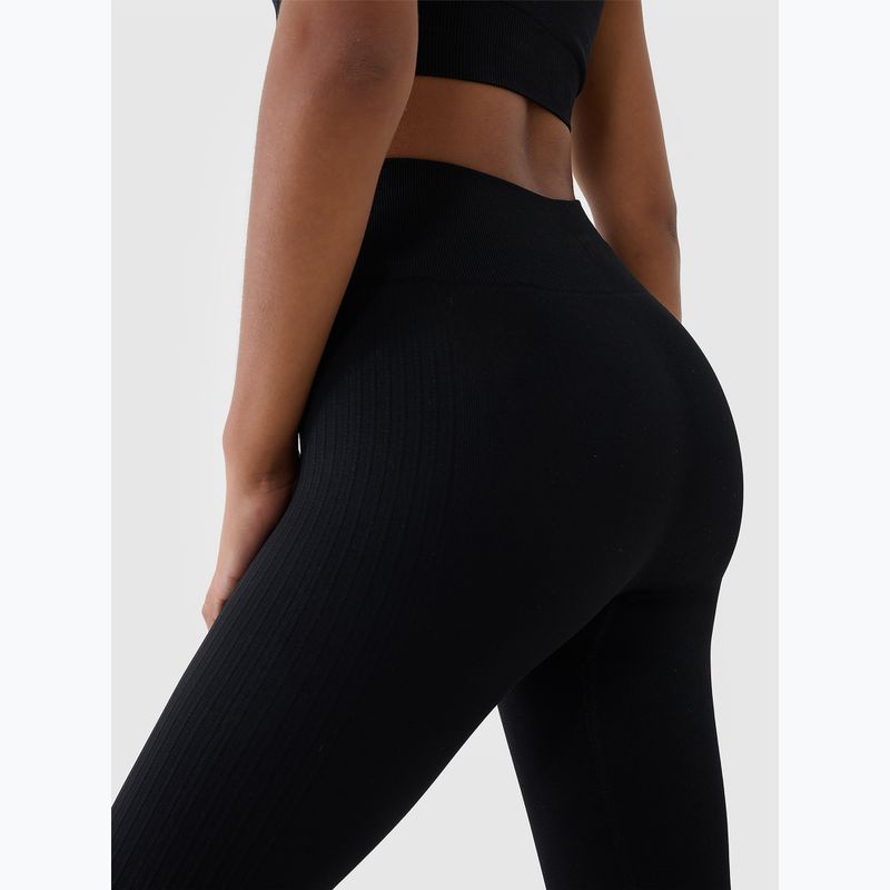 Damen-Trainingsleggings 4F Multiactive FNK F420 deep black 7