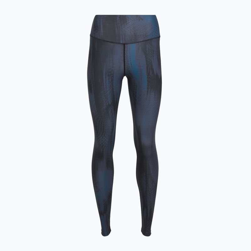 Damen-Trainingsleggings 4F Solar Punk FNK F454 sea green allover 9