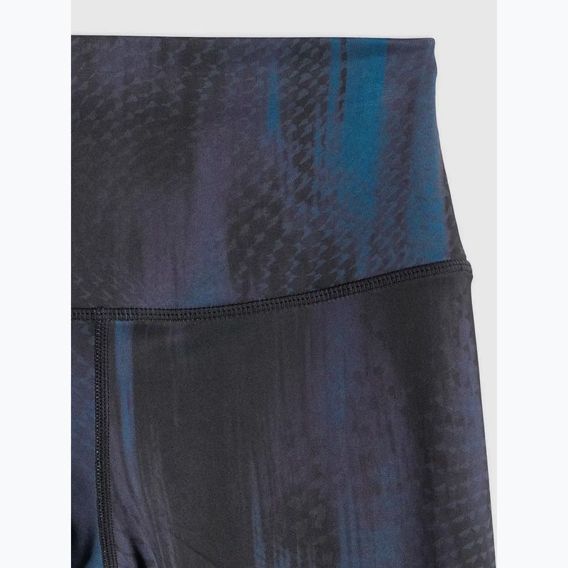 Damen-Trainingsleggings 4F Solar Punk FNK F454 sea green allover 10