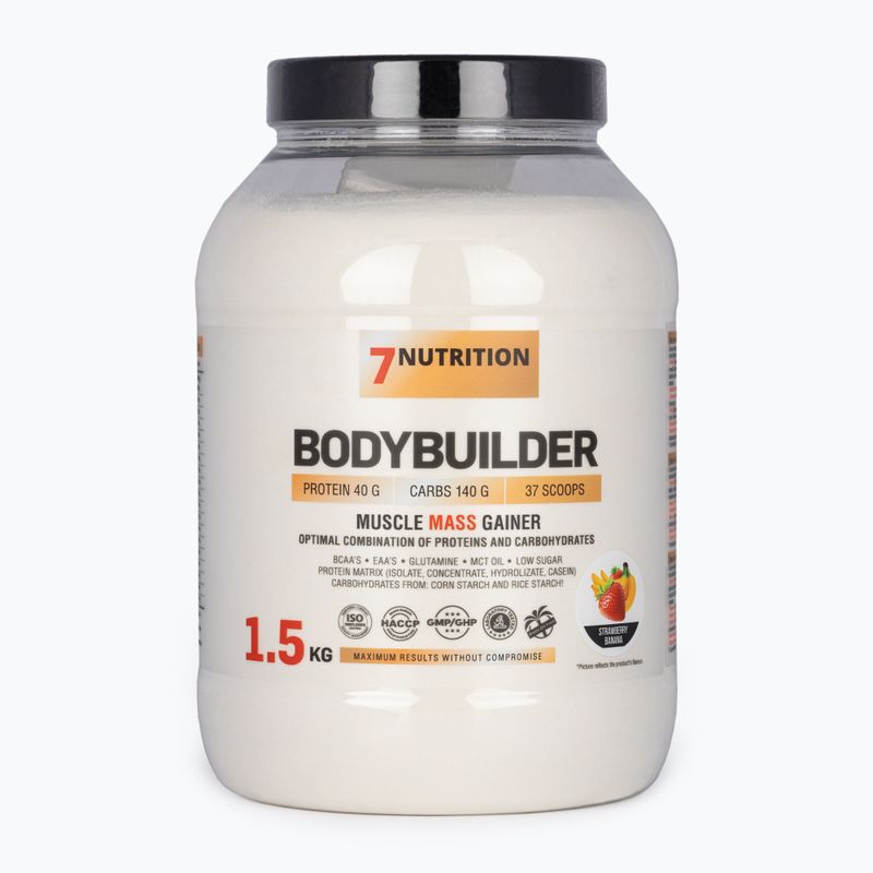 Gainer 7Nutrition Bodybuilder 1 5kg Erdbeer-Banane 7Nu000359
