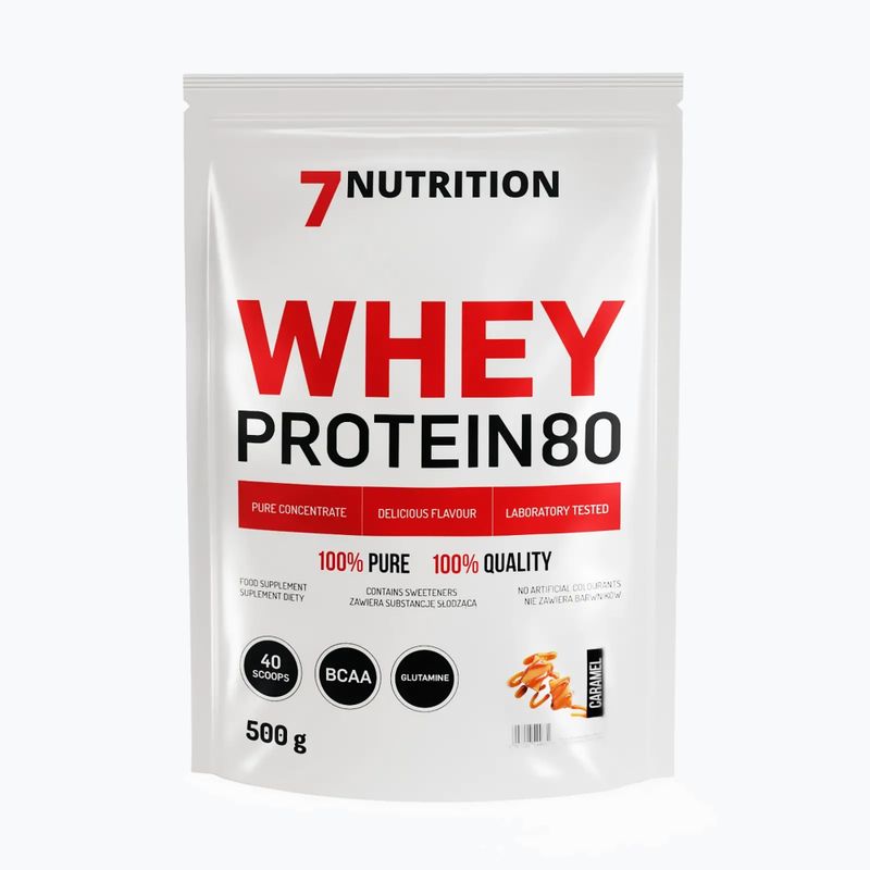 Molke 7Nutrition Protein 80 500g Karamell 7Nu000260