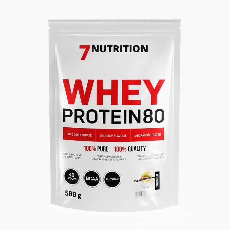 Molke 7Nutrition Protein 80 500g Crème brûlée 7Nu000260