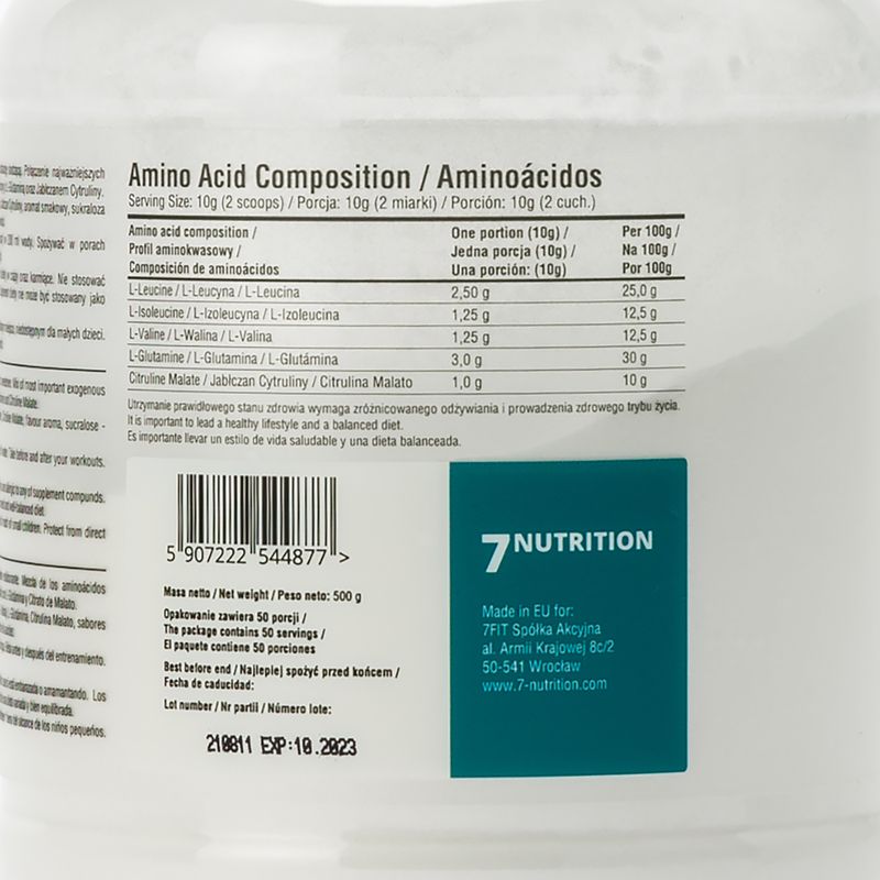 BCAA Master 7Nutrition Aminosäuren 500g Zitrone 7Nu000333-Zitrone 3