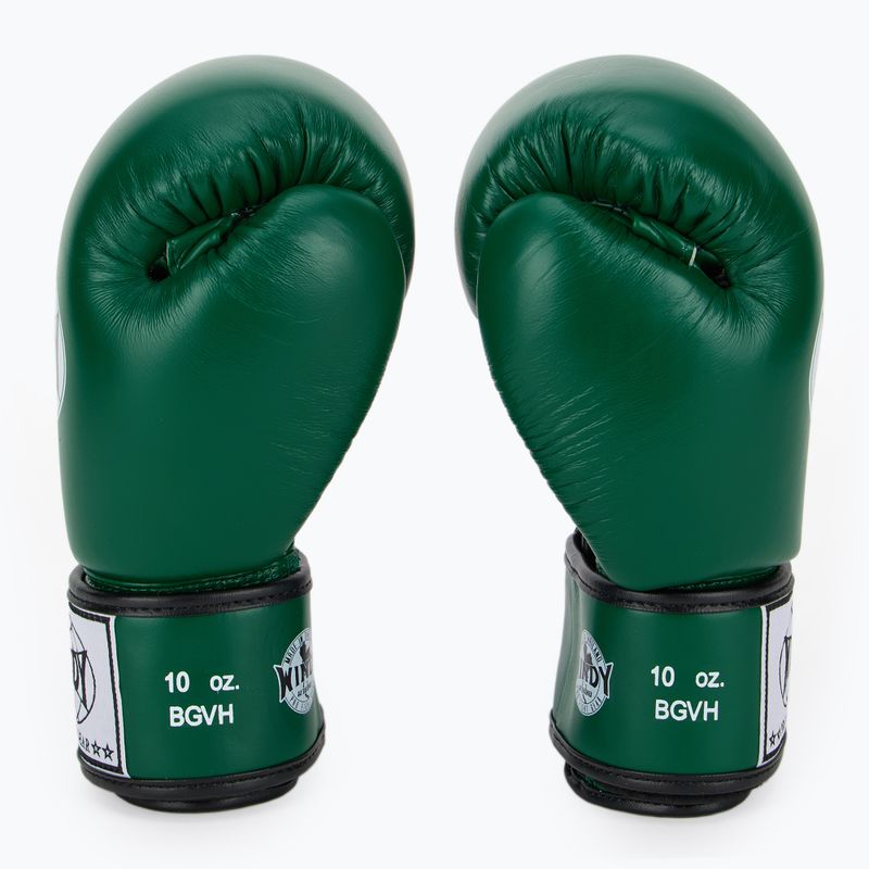 Boxhandschuhe WINDY Classic Genuine Leather green 4