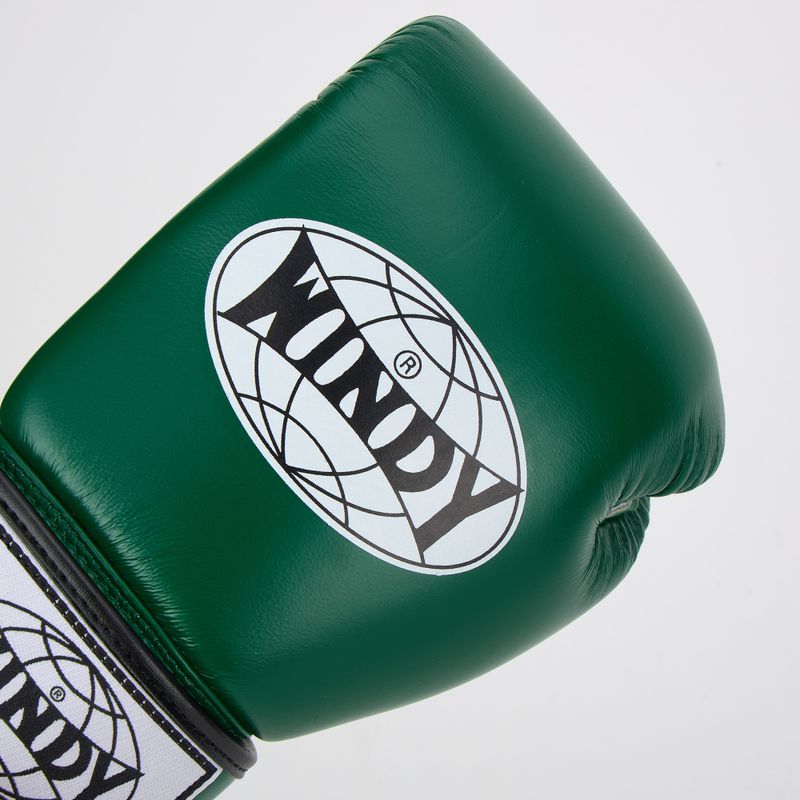 Boxhandschuhe WINDY Classic Genuine Leather green 5