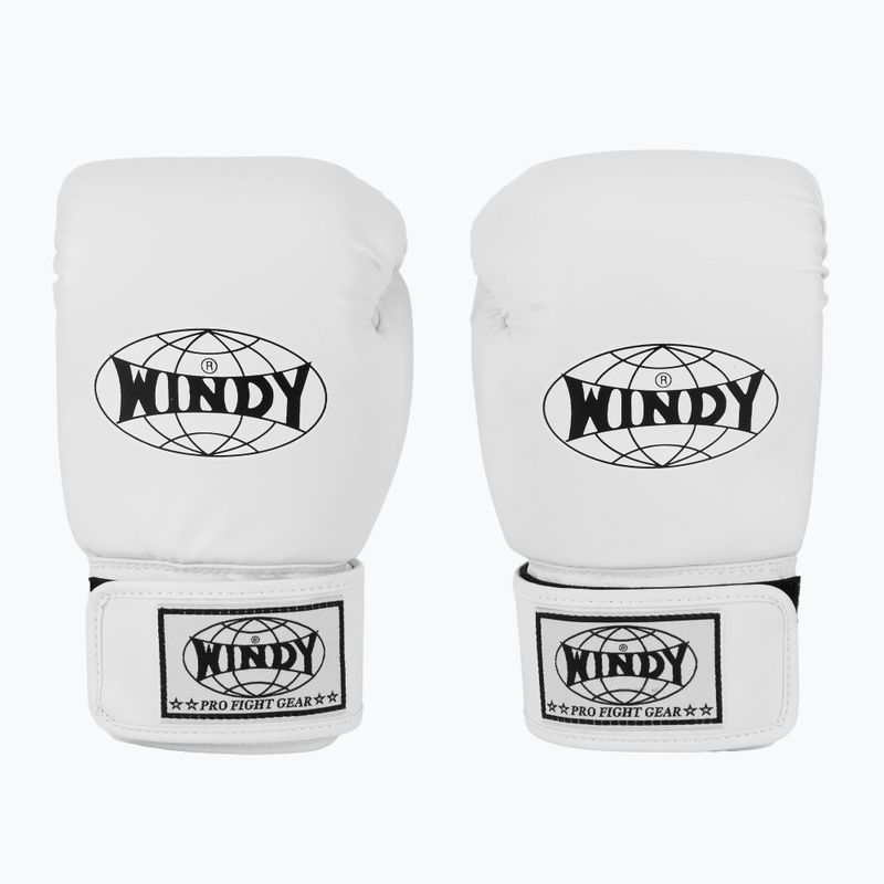 Boxhandschuhe WINDY Classic Synthetic Leather white 2