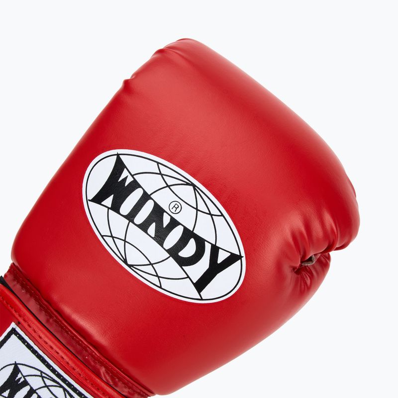 Boxhandschuhe WINDY Classic Synthetic Leather red 5