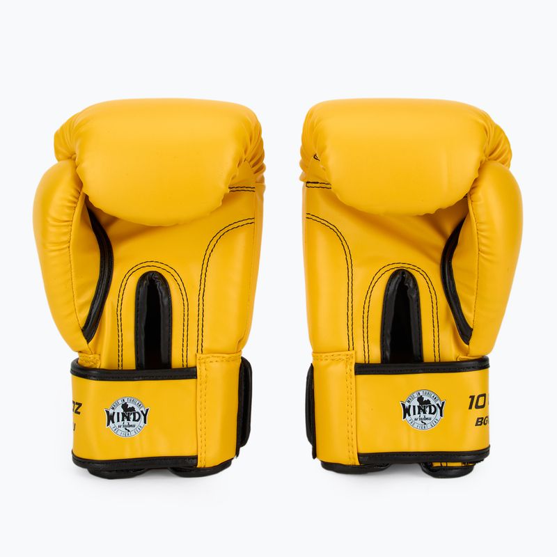 Boxhandschuhe WINDY Classic Synthetic Leather yellow 3