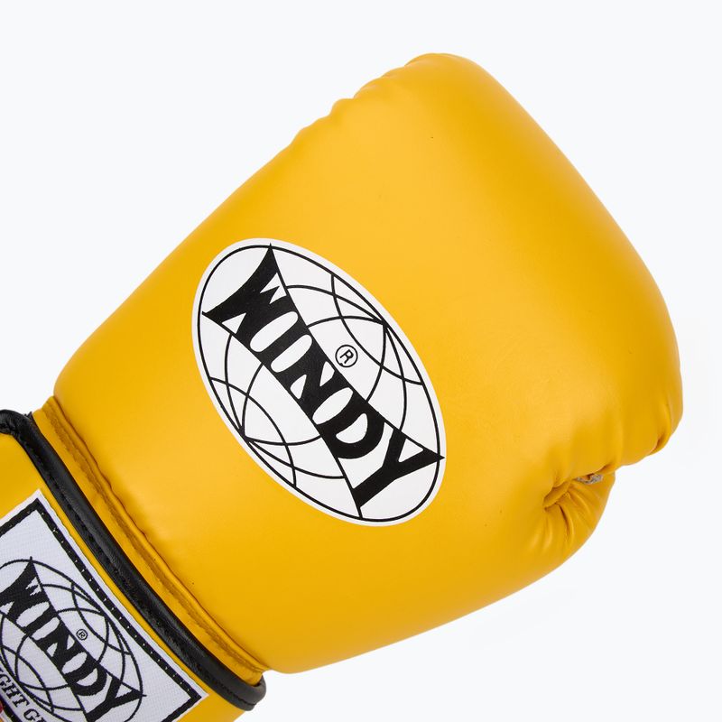 Boxhandschuhe WINDY Classic Synthetic Leather yellow 5